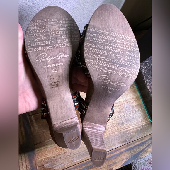 PENELOPE CHILVERS European Heels. Womens Multicolored High Heeled Strap Sandals - Picture 6 of 12